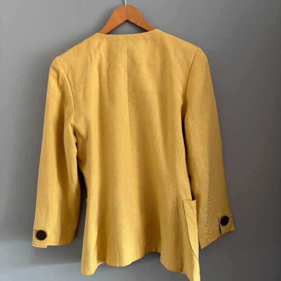 Vintage YSL Sunflower Yellow Blazer - Picture 7 of 9